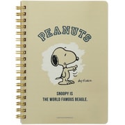 キャラクターグッズ S2636557 PEANUTS（ピーナッツ） Wリングノート B6 カラーセレクション ホワイト