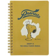 キャラクターグッズ S2636565 PEANUTS（ピーナッツ） Wリングノート B6 カラーセレクション イエロー