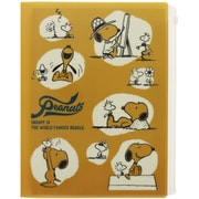 キャラクターグッズ S2124823 PEANUTS（ピーナッツ） クリアファイル 6P ファスナー付 カラーセレクション イエロー