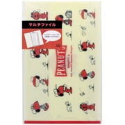 キャラクターグッズ S2218429 PEANUTS（ピーナッツ） マルチファイル カラーセレクション レッド