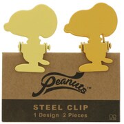 キャラクターグッズ S3617122 PEANUTS（ピーナッツ） スチールクリップ カラーセレクション イエロー