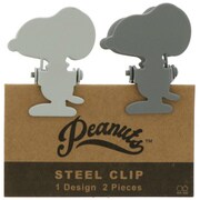 キャラクターグッズ S3617149 PEANUTS（ピーナッツ） スチールクリップ カラーセレクション グレー