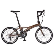 折りたたみ自転車 Visc Pro 20インチ ETRTO451 20段変速 Rブラウン ADA003-2