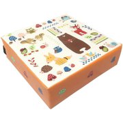 高さ調節お子様用クッション アニマルフォレスト オレンジ