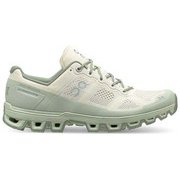 CLOUDVENTURE 2299618W ホワイト/モス US7(24cm） [トレイルランニングシューズ レディース]