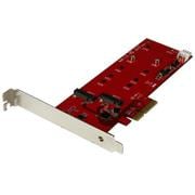 2x M.2 SATA SSD コントローラカード PCI Expressインターフェース接続 PEX2M2