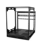 12U スライド式サーバーラック 4ポストオープンフレーム型 PORACK12U