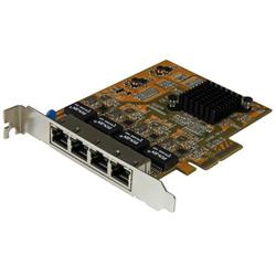 ギガビットイーサネット4ポート増設PCIe対応ネットワークLANアダプタカード ST1000SPEX43