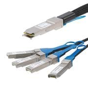 DAC Twinax ブレークアウトケーブル/5m/Cisco製品QSFP-4SFP10G-CU5M互換/銅線ダイレクトアタッチケーブル/Cisco Firepower C9300 C3850対応 QSFP4SFP10C5