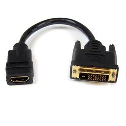 HDMI - DVI-D ケーブルアダプタ 20cm メス/オス HDDVIFM8IN