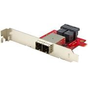 MiniSAS変換アダプタ 2x SFF-8643 - SFF-8644 SFF86448PLT2