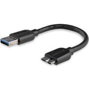 USB 3.0 Micro-B スリムケーブル 15cm A（オス） - マイクロB（オス） USB3AUB15CMS