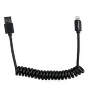Lightning - USBケーブル カールコード 60cm iPhone/ iPod/ iPad対応 USBCLT60CMB