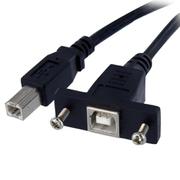 USB 2.0準拠パネルマウント型ケーブル 91cm USBPNLBFBM3