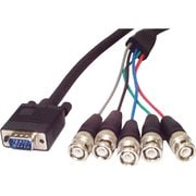 VGA - 5x BNC同軸(RGBHV)変換ケーブル 1.8m VGABNC5