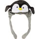 海中散歩 ぴこぴこキャップ ペンギン 黒 [キャラクターグッズ]