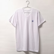 R1601K-M-WH [BODY GLOVE 吸汗速乾 天竺 半袖 Vネック Tシャツ ホワイト Mサイズ]