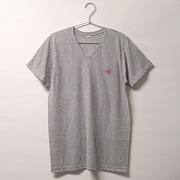 R1601K-L-HGY [BODY GLOVE 吸汗速乾 天竺 半袖 Vネック Tシャツ グレー Lサイズ]