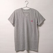 R1601K-4L-HGY [BODY GLOVE 吸汗速乾 天竺 半袖 Vネック Tシャツ グレー 4Lサイズ]