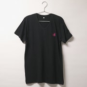 R1601K-3L-BK [BODY GLOVE 吸汗速乾 天竺 半袖 Vネック Tシャツ ブラック 3Lサイズ]