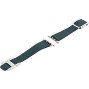 AW-LEM01GR [AppleWatch 38mm/40mm 用 モダンバックル 本革バンド グリーン]