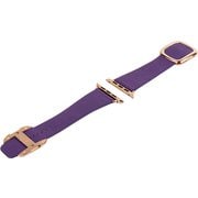 AW-LEM02PU [AppleWatch 42mm/44mm 用 モダンバックル 本革バンド パープル]