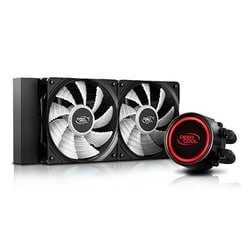 Deepcool ディープクール デュアルファン搭載ラジエーター採用 簡易水冷CPUクーラー GAMMAXX L240 V2  （DP-H12RF-GL240V2） 通販【全品無料配達】 - ヨドバシ.com