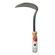 日本製 手打ちカット鎌 鋼付 100mm 110mm柄
