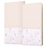 汎用手帳型ケース FLEX 花柄Lサイズ ベージュ RT-FXLF/BE