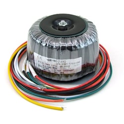 トロイダルトランス 0-15V 3A/0-15V 3A HDB-80(15V)