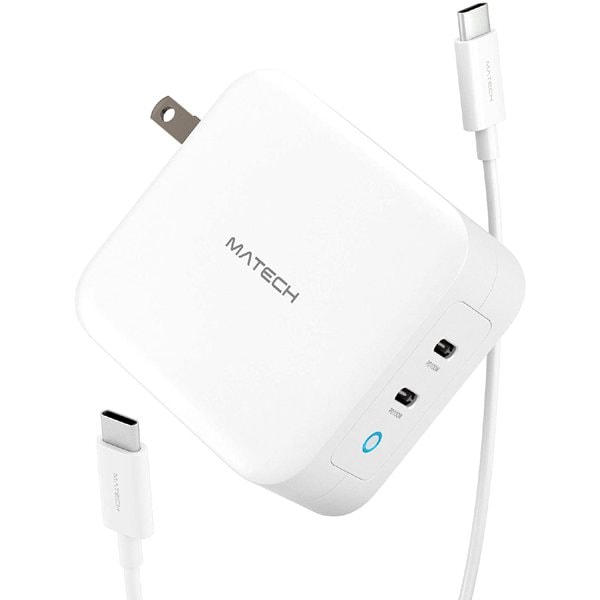 マテック MATECH  WC2003-SC100WH [Sonicharge USB-C 急速充電器 100W GaN ホワイト]