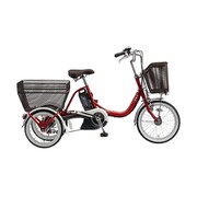 電動アシスト三輪自転車 PAS ワゴン 16型 15.4Ah レッド PA16W