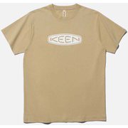 KEEN ベーシック ロゴTシャツ KEEN BASIC LOGO TEE 1024515 SAND Lサイズ [アウトドア カットソー メンズ]