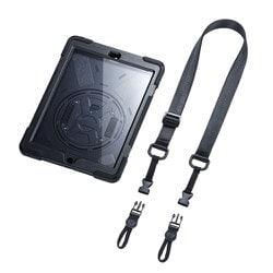 iPad 10.2インチ 2021年モデル/2020年モデル/2019年モデル 用 耐衝撃ケース 前面保護フィルター付 PDA-IPAD1620BK