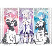 キャラクター万能ラバーマット Re：ゼロから始める異世界生活 エミリア・レム・ラム [トレーディングカード用品]
