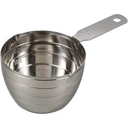 ENJOY KITCHEN ステンレス製計量カップ 200ml C-8180