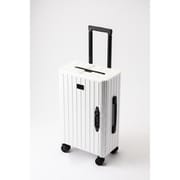 スーツケース &.FLAT(アンドフラット)旅行日数目安:1~2泊 35L TSAロック搭載 機内持ち込み可 折り畳みキャリーケース ホワイト FL14-4-00001 COMPACT CARRY CASE WHITE