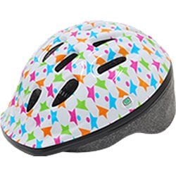 154-00023 [P-MV12 パルミーキッズヘルメット スターホワイト 52～56cm]