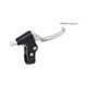 PS-340PDV ブレーキレバー SHORT REACH ブラック/シルバー 166-00021