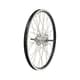 RW-3S20AL-R191 内装3Sアルミ後ホイール ローラーブレーキ用 ブラック 20インチ/軸191.8mm 403-20274
