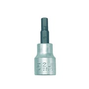 612083 ヘックスソケット 3/8 5mm ブラック/シルバー 651-01552