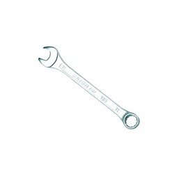 600419 コンビネーションレンチ ショート 11mm シルバー 651-01846