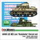 DD35015 WWII 米 M3リー中戦車 ルル・ベル号 デカールセット 各社1/35 M3中戦車対応 [1/35スケール デカール]