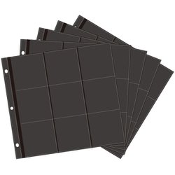 ましかく 黒ポケット 替台紙 5枚入 SQ9-RF