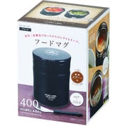HB-5457 [ホームレーベル フードマグ400 スプーン付 ブラック]