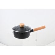 プレサージュ ホーロー片手鍋 16cm(ブラック) HB-5305