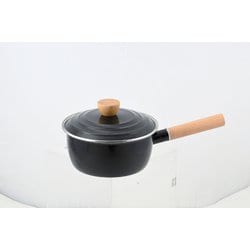 プレサージュ ホーロー片手鍋 18cm（ブラック） HB-5306