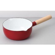 クレヴィア ホーロー行平鍋 18cm(レッド) HB-5416