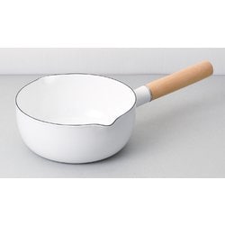 クレヴィア ホーロー行平鍋 18cm（ホワイト） HB-5417