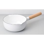 クレヴィア ホーロー行平鍋 18cm(ホワイト) HB-5417